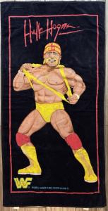 1990 Vintage Hulk Hogan Beach Towel WWF
