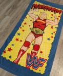 Hulk Hogan Vintage 80s Blue Beach Towel