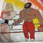 Hulk Hogan Rock 'N Wrestling Twin Bed Sheet