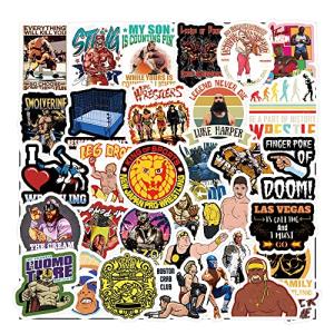 Hulk Hogan Wrestling Stickers Pack - 52 Vinyl Decals