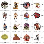 Hulk Hogan Wrestling Stickers Pack - 52 Vinyl Decals