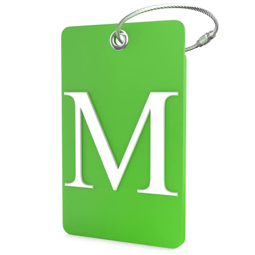 Shacke Personalized Folding Luggage Tag - Initial M
