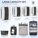 Compression Packing Cubes Set for Easy Travel