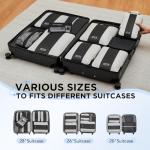 Compression Packing Cubes Set for Easy Travel