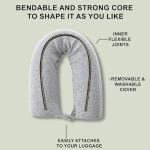 Twist Memory Foam Travel Pillow for Comfort