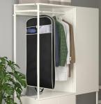 MISSLO 43" Travel Garment Bag with Zipper Pocket