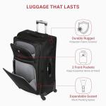 Swiss Gear Black Adult Travel Luggage 6283424181-2