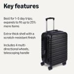 Black Hardside Carry-On Luggage 20