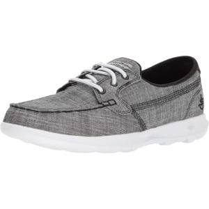 Skechers Go Walk Lite Women's Boat Shoes, Black/White