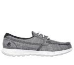 Skechers Go Walk Lite Women's Boat Shoes, Black/White