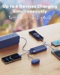 Charmast Portable Charger with Built-in Cables 10000mAh