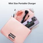Compact 5000mAh USB-C Power Bank with LCD Display