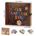 Adventure Book Travel Diary - Vintage Style Scrapbook