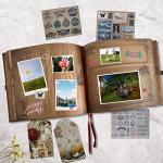 Adventure Book Travel Diary - Vintage Style Scrapbook