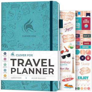 Clever Fox Travel Journal & Itinerary Planner