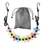 Portable Retractable Clothesline with 12 Clips