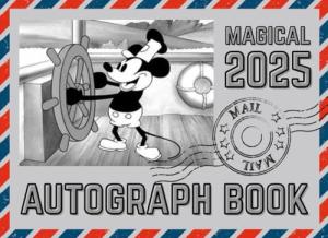 Autograph Book for Theme Park Memories and Signatures