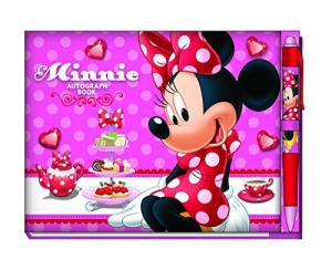 Minnie Mouse Deluxe Autograph Book with Pen