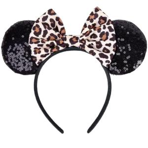 Leopard Mouse Ears Headband for Fun Events