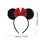 Sequin Mouse Ears Headbands for Travel Fun