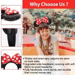 Shiny Polka Dot Mouse Ears Headband for Cosplay