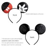 Double-Sided Sequin Mouse Ears Headband for Kids