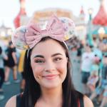 Pink Velvet Mouse Ears Bow Headband for Festivals