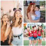 Glittery Mouse Ears Hair Bows Clips Pack