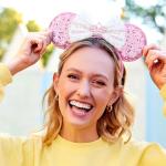 Glitter Minnie Mouse Ears Headband for Women
