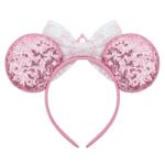 Glitter Minnie Mouse Ears Headband for Women
