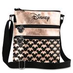 Disney Rose Gold Crossbody Bag with Mickey and Minnie