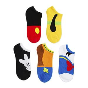 Disney Mickey Mouse Women's No Show Socks Set