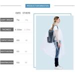 SWOGAA Extra Thick Disposable Rain Ponchos - 6 Pack