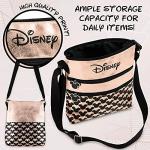 Disney Rose Gold Crossbody Bag with Mickey and Minnie