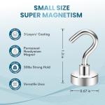 Neosmuk Heavy Duty Magnetic Hooks for Travel