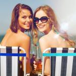 Towel Bands for Beach and Pool Chairs - 4 Pack