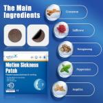 Hionfurt Motion Sickness Patches – 16ct Travel Pack