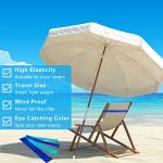 Towel Bands for Beach and Pool Chairs - 4 Pack