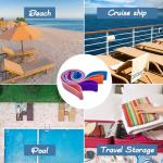 UHUZZ Towel Bands for Beach and Cruise Chairs