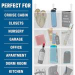 Large Mesh Over-the-Door Organizer with 15 Pockets