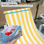 UHUZZ Towel Bands for Beach and Cruise Chairs