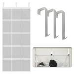 Large Mesh Over-the-Door Organizer with 15 Pockets
