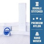 Large Mesh Over-the-Door Organizer with 15 Pockets