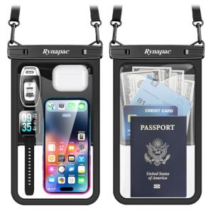 Large Waterproof Phone Pouch Bag - 2 Pack