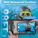 Large Waterproof Phone Pouch Bag - 2 Pack