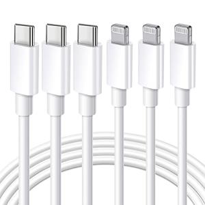 Ximytec MFi USB C to Lightning Charger Cable 3-Pack