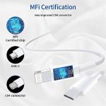 Ximytec MFi USB C to Lightning Charger Cable 3-Pack