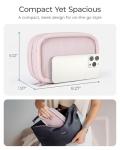 BAGSMART Compact Travel Cable Organizer Bag (Pink)