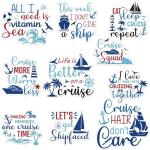 Funny Cruise Door Magnets Set - 10 Pieces
