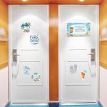 Magnetic Cruise Ship Door Decorations - 7 Pieces
